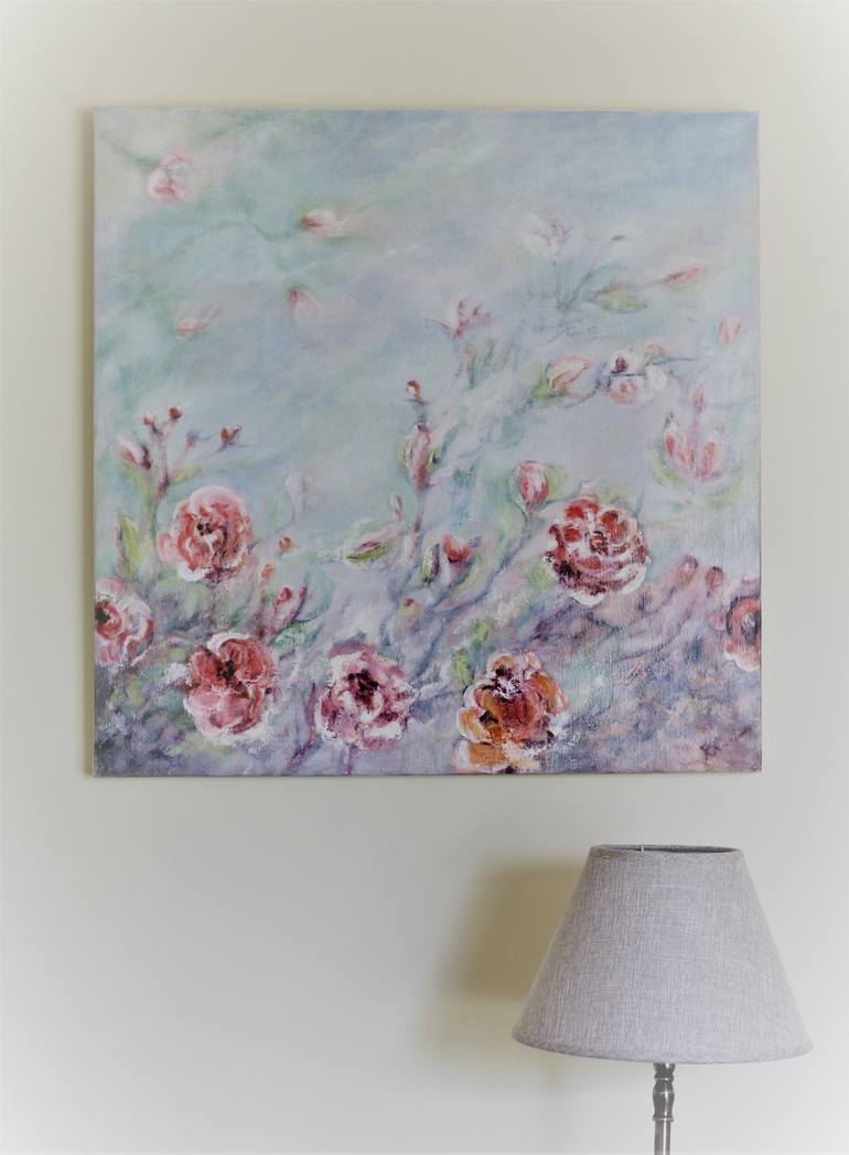 Original Floral Painting by Raewyn Carboni