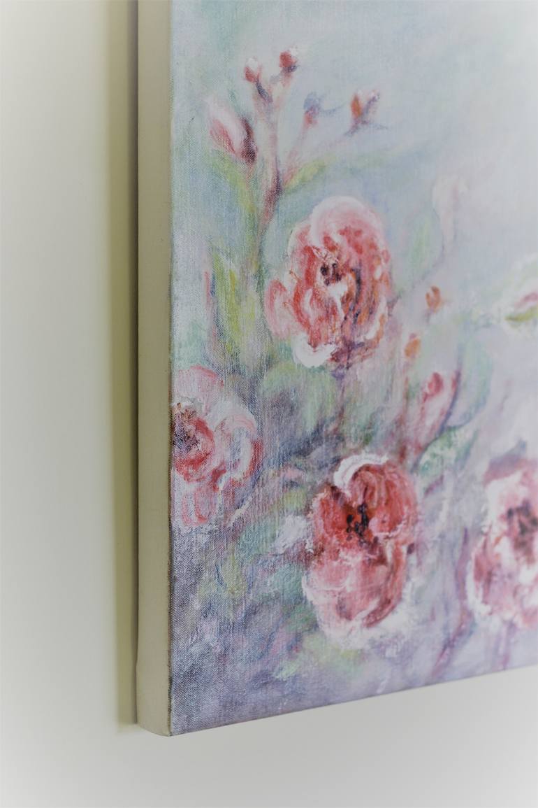 Original Floral Painting by Raewyn Carboni