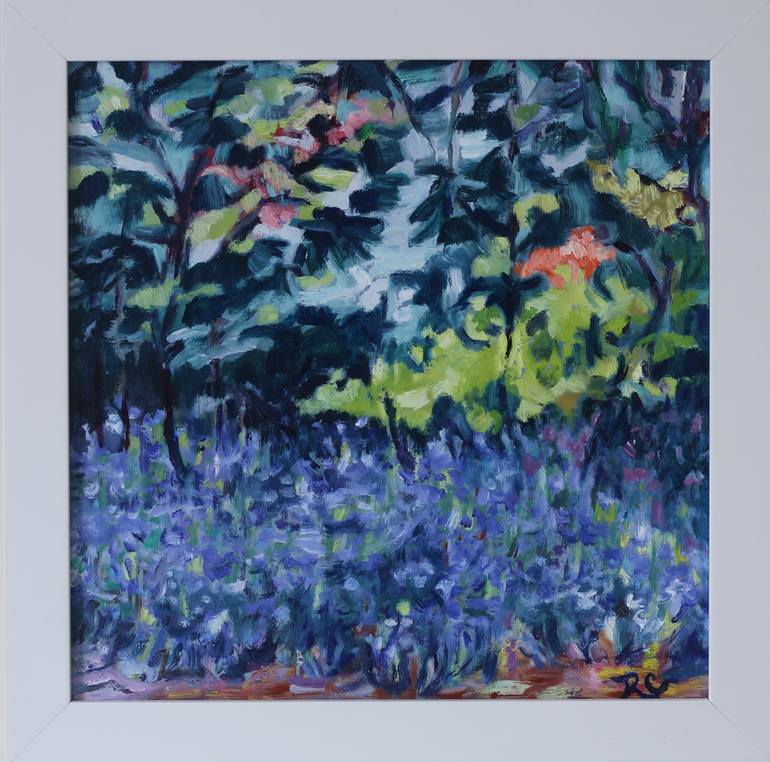 Original Garden Painting by Raewyn Carboni