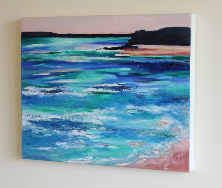 Original Seascape Painting by Raewyn Carboni