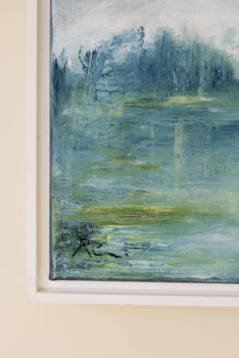 Original Abstract Expressionism Landscape Painting by Raewyn Carboni