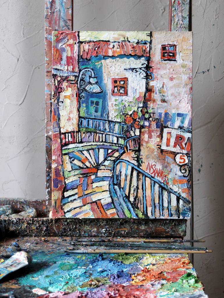 Original Impressionism Landscape Painting by Nicolai Ostapenco