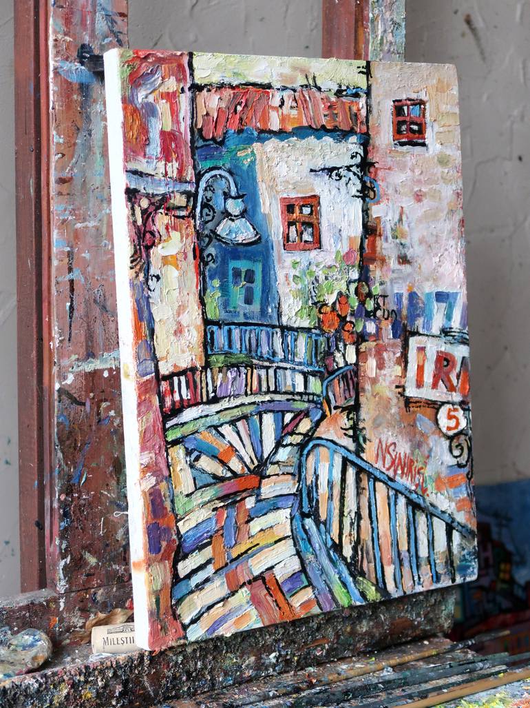 Original Impressionism Landscape Painting by Nicolai Ostapenco