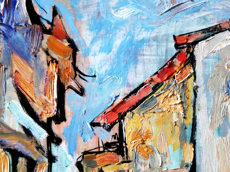 Original Impressionism Landscape Painting by Nicolai Ostapenco