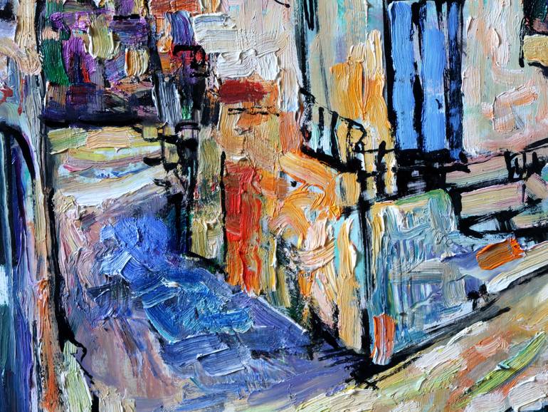 Original Impressionism Landscape Painting by Nicolai Ostapenco