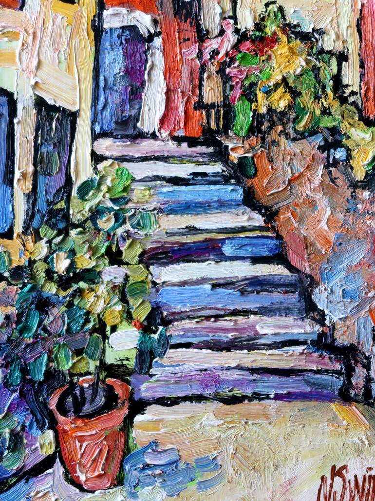 Original Impressionism Landscape Painting by Nicolai Ostapenco