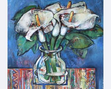 Original Impressionism Floral Paintings by Nicolai Ostapenco