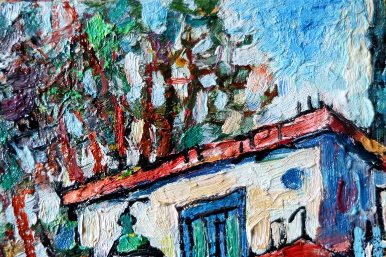 Original Impressionism Travel Painting by Nicolai Ostapenco