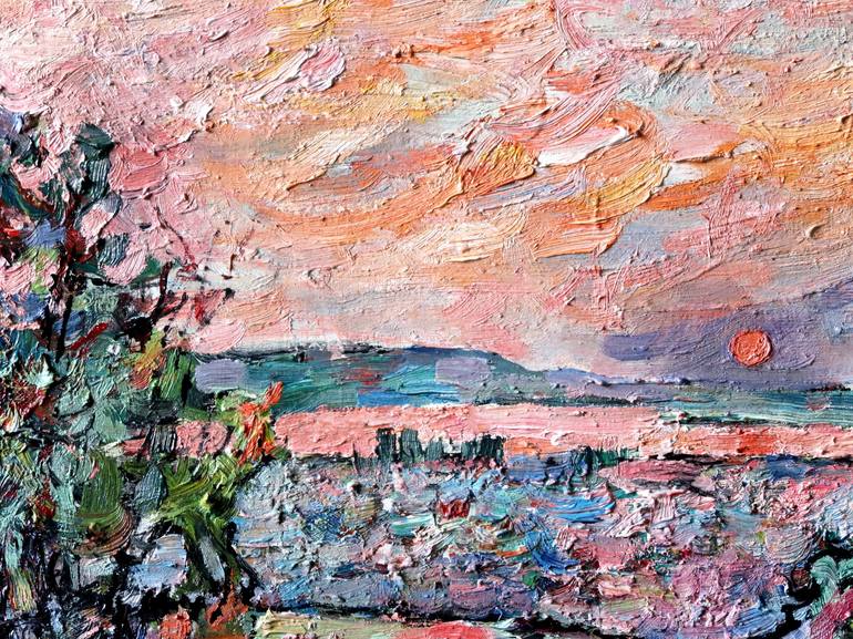 Original Impressionism Landscape Painting by Nicolai Ostapenco