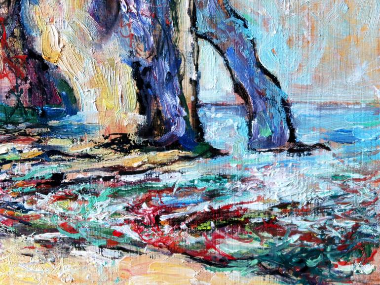 Original Impressionism Seascape Painting by Nicolai Ostapenco