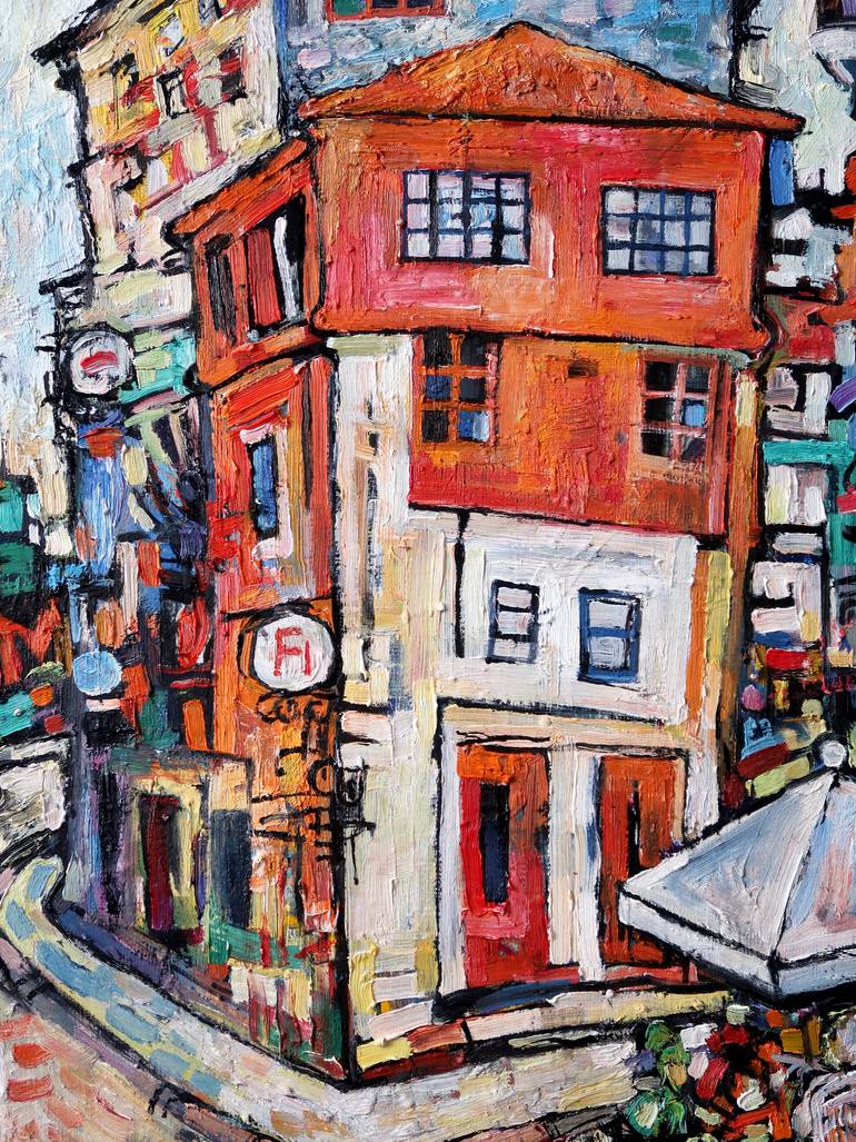 Original Impressionism Architecture Painting by Nicolai Ostapenco