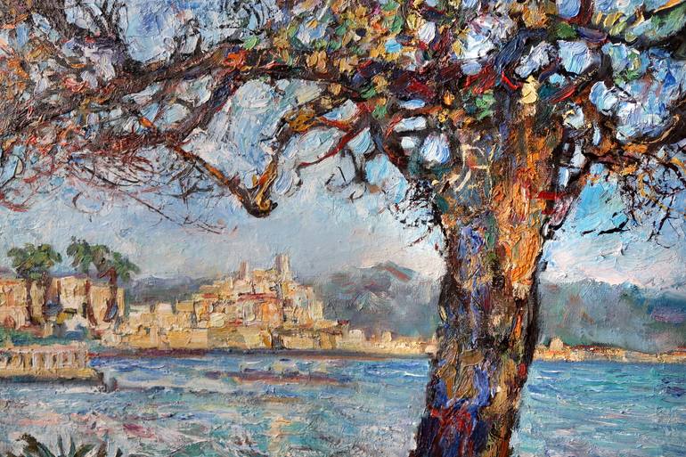 Original Impressionism Beach Painting by Nicolai Ostapenco