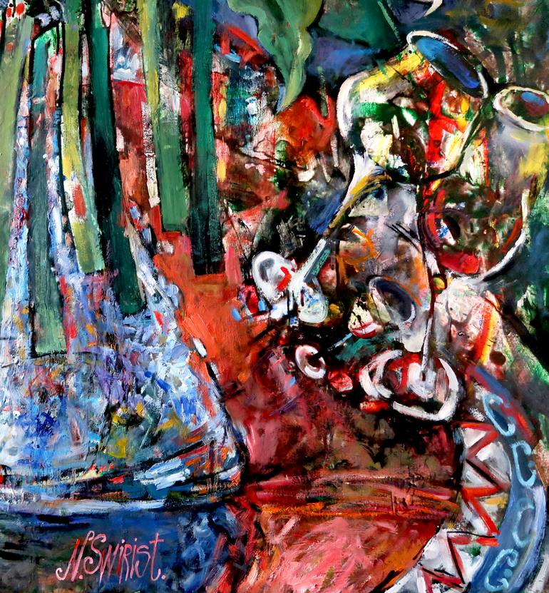 Original Impressionism Still Life Painting by Nicolai Ostapenco