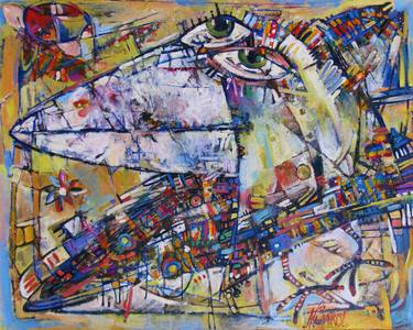 Print of Abstract Expressionism Aeroplane Paintings by Nicolai Ostapenco