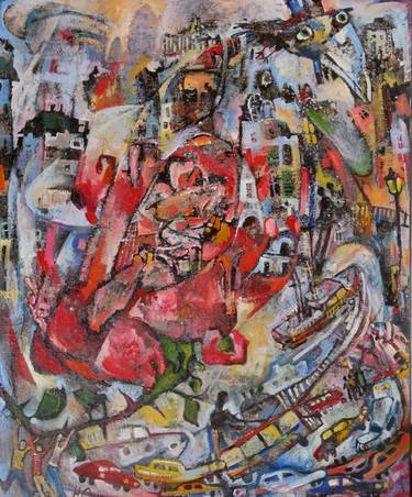 Print of Abstract Expressionism People Paintings by Nicolai Ostapenco