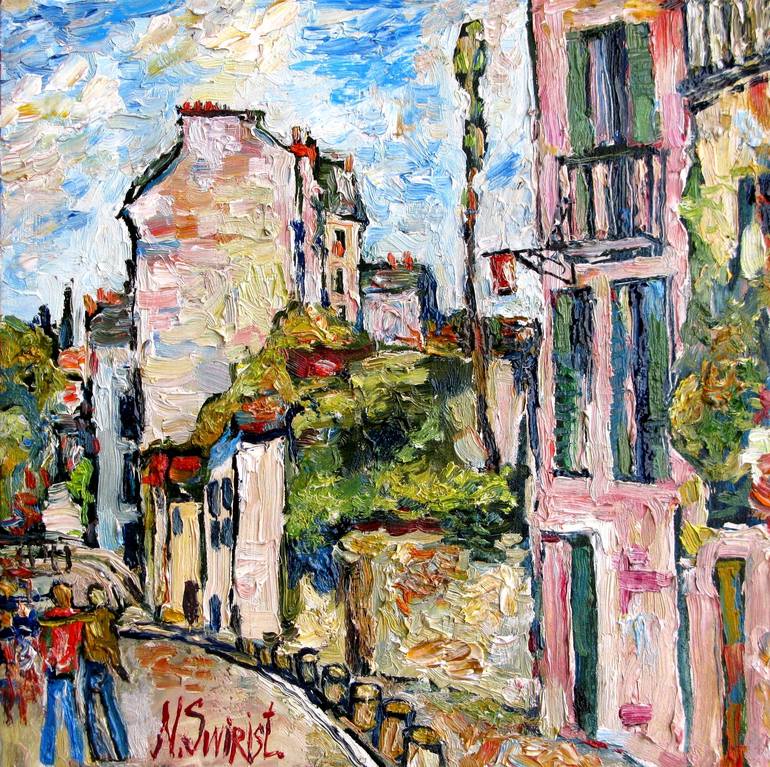 Print of Abstract Landscape Paintings by Nicolai Ostapenco