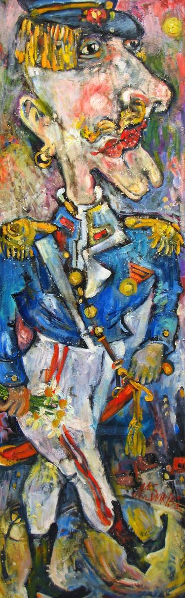 Print of Abstract Expressionism Humor Paintings by Nicolai Ostapenco