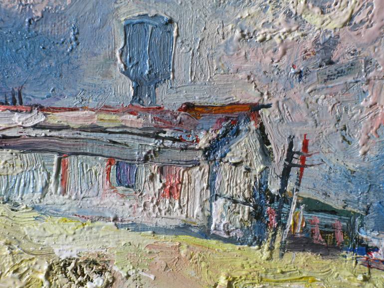 Original Impressionism Landscape Painting by Nicolai Ostapenco