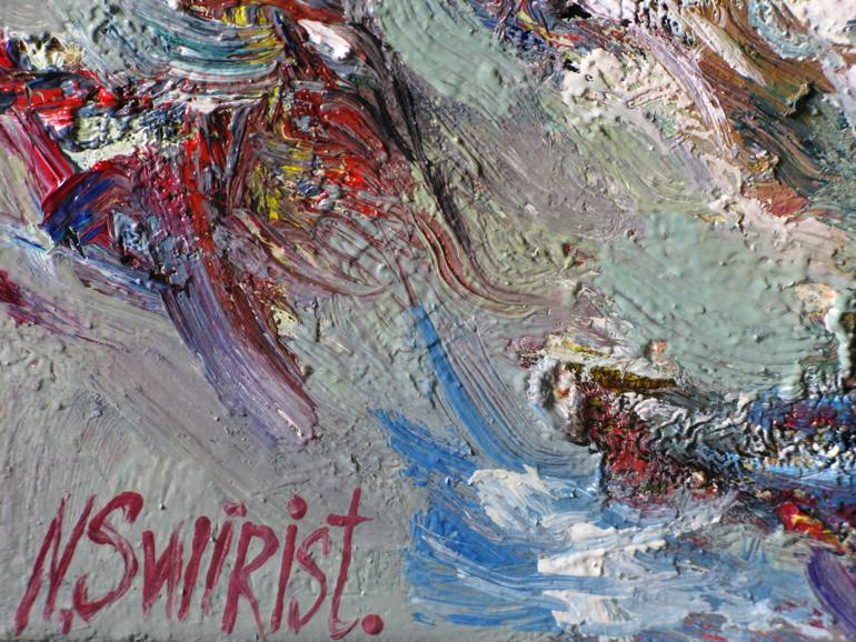 Original Impressionism Landscape Painting by Nicolai Ostapenco