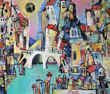 Print of Expressionism Architecture Paintings by Nicolai Ostapenco