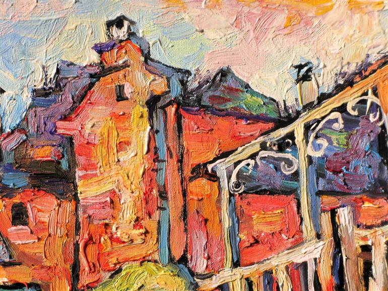 Original Impressionism Landscape Painting by Nicolai Ostapenco