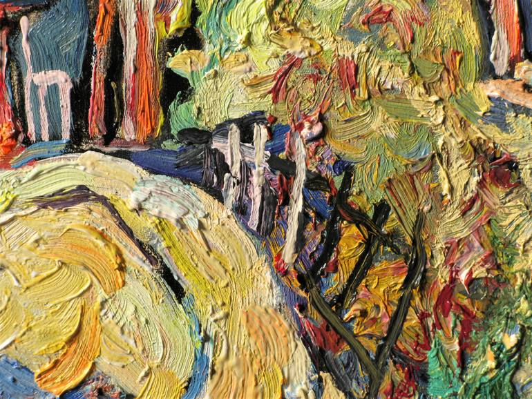 Original Impressionism Landscape Painting by Nicolai Ostapenco