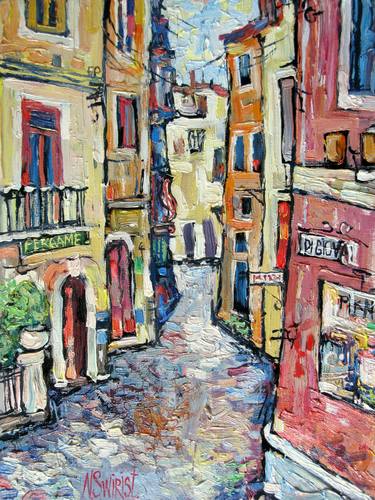 STREET IN TAORMINA. thumb