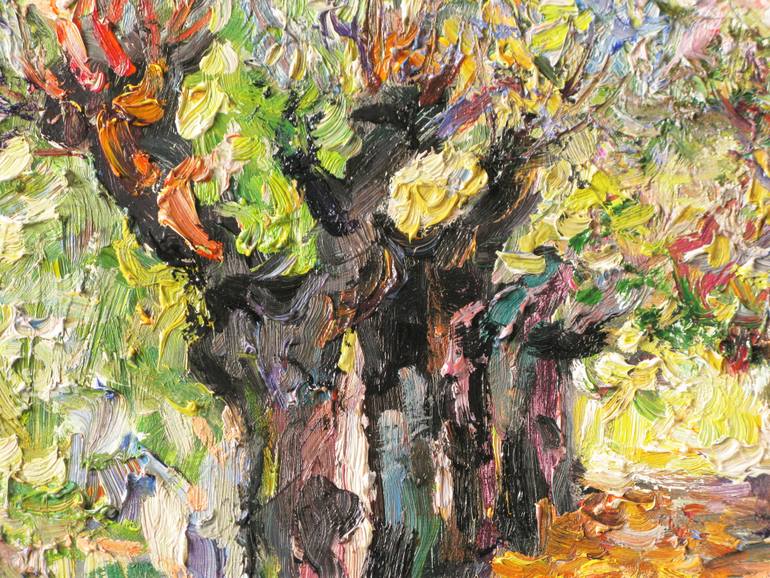 Original Impressionism Landscape Painting by Nicolai Ostapenco
