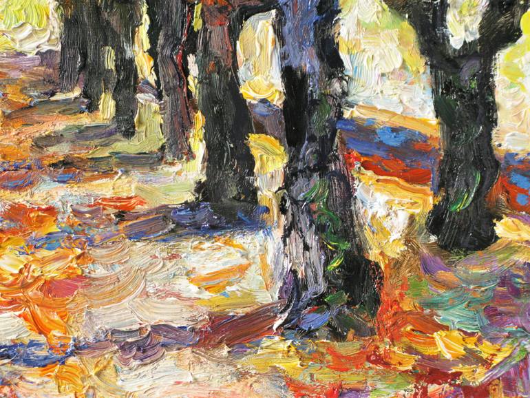 Original Impressionism Landscape Painting by Nicolai Ostapenco