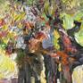 Trees on the fabulous alleys of French old cities look like people.
This artwork is made by traditional technology. Oil paints, canvas and linseed oil. I love to write etudes from life in a bright impressionistic manner. Small colorful strokes form a rainbow palette. I will try to convey the movement of air masses and the difference between illuminated and shady places.