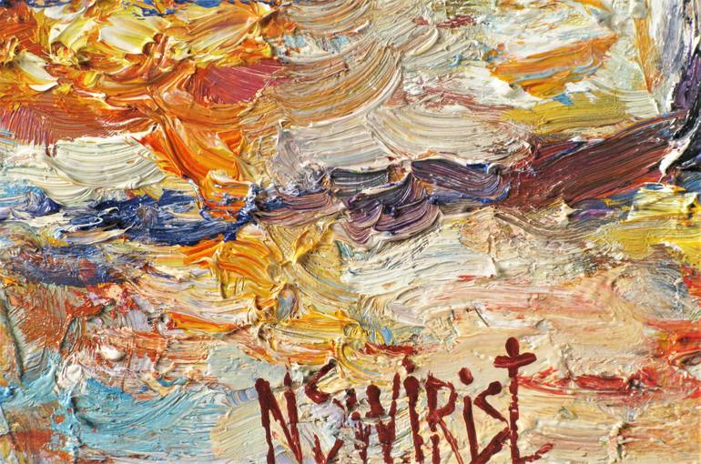 Original Impressionism Landscape Painting by Nicolai Ostapenco