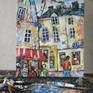 The old streets of Paris are colorful and light like butterflies.
This artwork is made by traditional technology. Oil paints, canvas and linseed oil. I love to write etudes from life in a bright impressionistic manner. Small colorful strokes form a rainbow palette. I will try to convey the movement of air masses and the difference between illuminated and shady places.