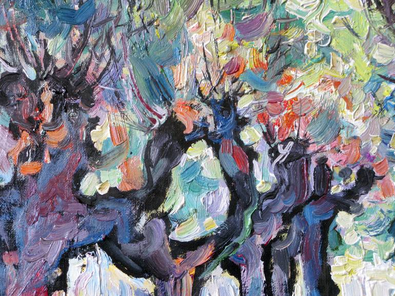 Original Impressionism Landscape Painting by Nicolai Ostapenco