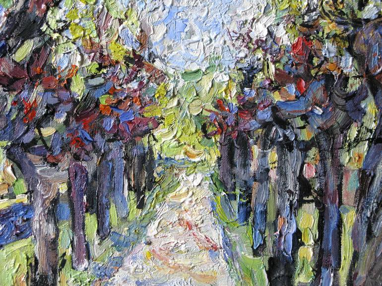 Original Impressionism Landscape Painting by Nicolai Ostapenco