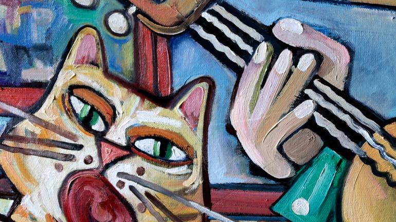 Original Abstract Expressionism Food & Drink Painting by Nicolai Ostapenco