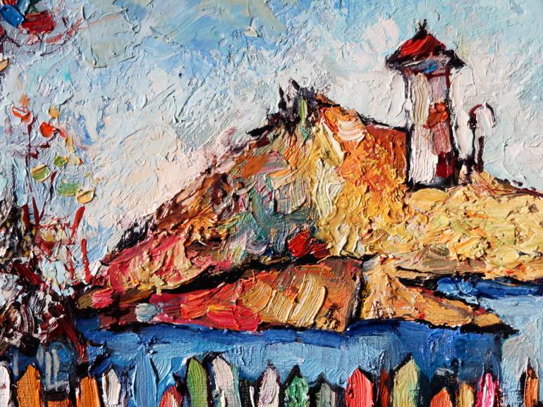 Original Impressionism Landscape Painting by Nicolai Ostapenco
