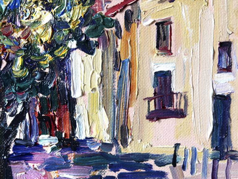 Original Impressionism Landscape Painting by Nicolai Ostapenco