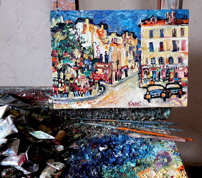 Original Impressionism Landscape Painting by Nicolai Ostapenco