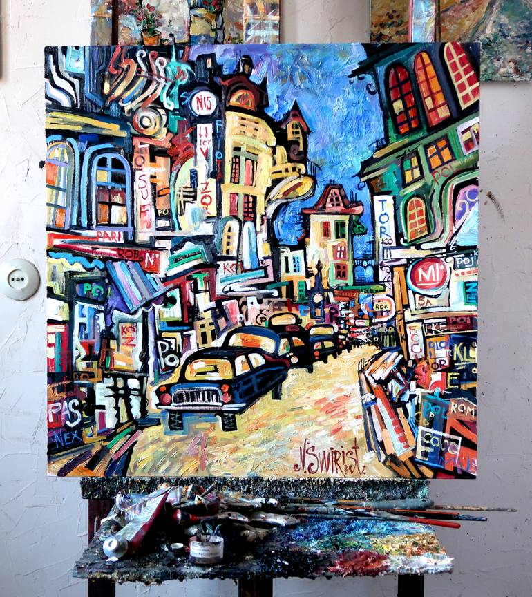 Original Impressionism Landscape Painting by Nicolai Ostapenco