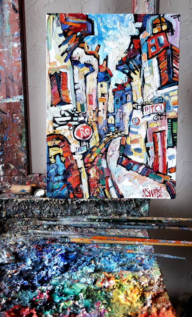 Original Impressionism Landscape Painting by Nicolai Ostapenco