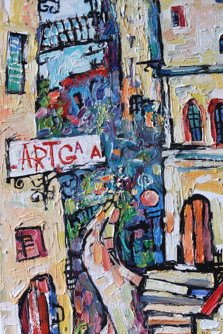 Original Impressionism Landscape Painting by Nicolai Ostapenco