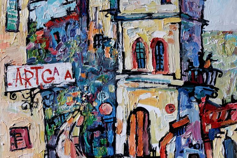 Original Impressionism Landscape Painting by Nicolai Ostapenco