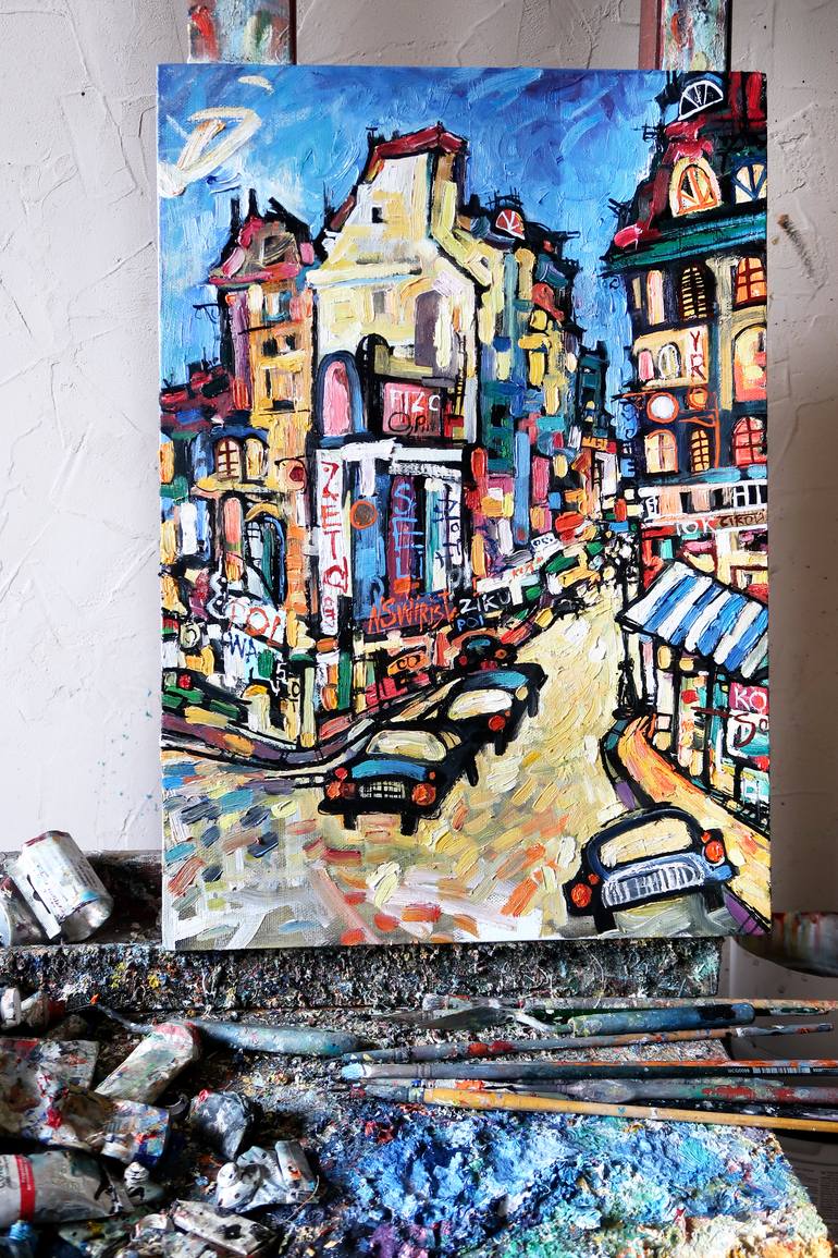 Original Impressionism Landscape Painting by Nicolai Ostapenco