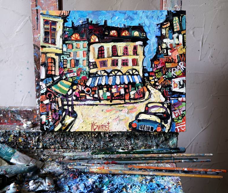 Original Impressionism Landscape Painting by Nicolai Ostapenco