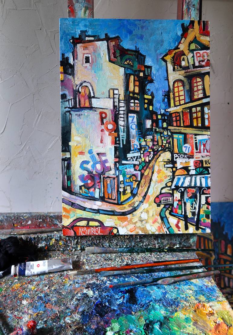 Original Impressionism Landscape Painting by Nicolai Ostapenco