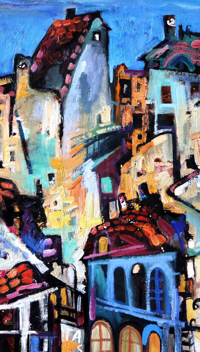 Original Impressionism Landscape Painting by Nicolai Ostapenco