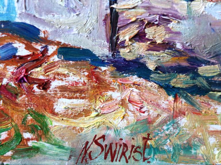 Original Impressionism Landscape Painting by Nicolai Ostapenco