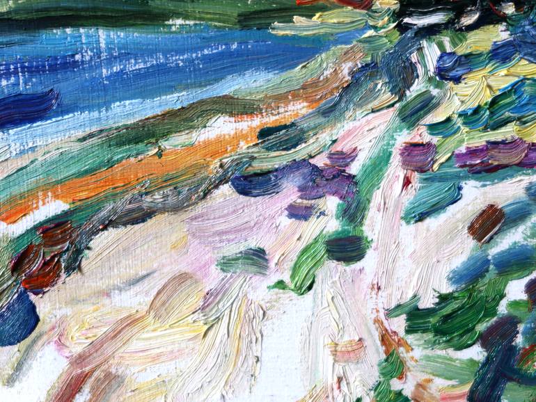 Original Impressionism Landscape Painting by Nicolai Ostapenco