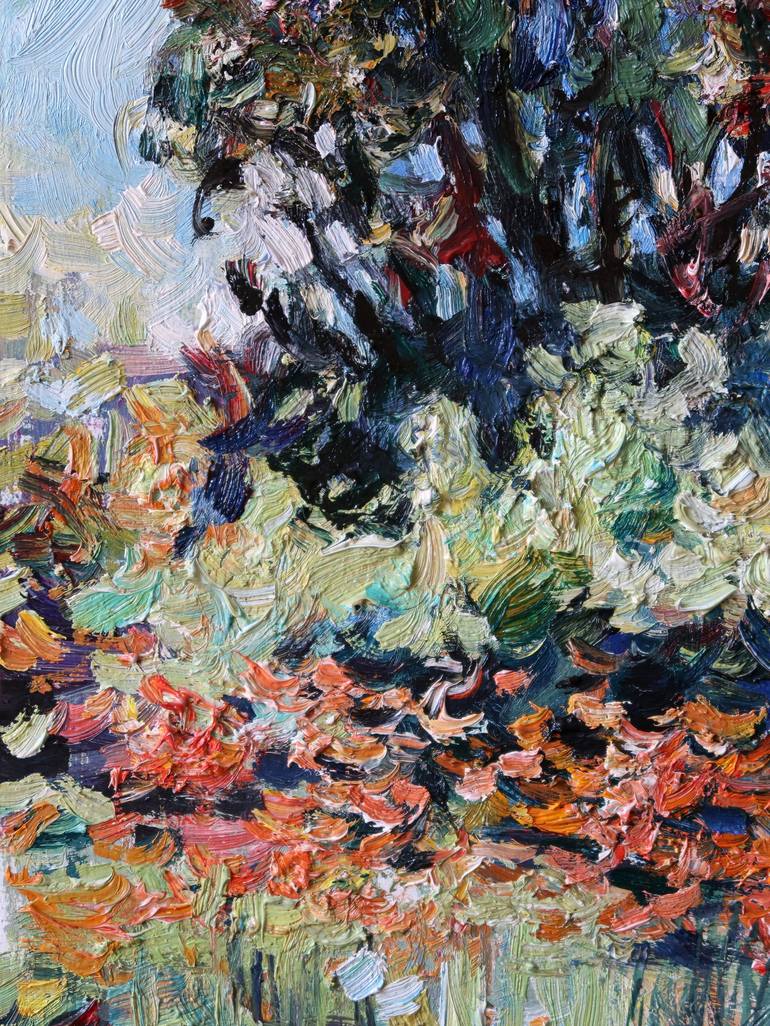 Original Impressionism Landscape Painting by Nicolai Ostapenco