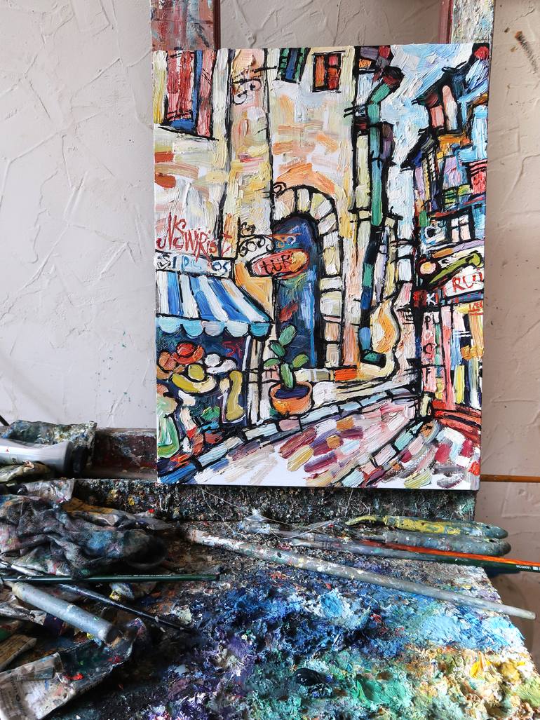 Original Impressionism Landscape Painting by Nicolai Ostapenco